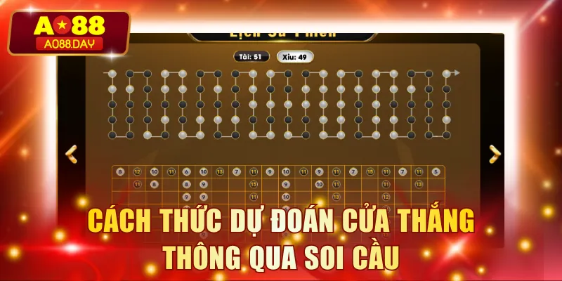 Cách thức dự đoán cửa thắng thông qua soi cầu