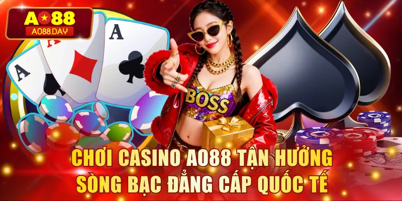 Chơi casino AO88 tận hưởng sòng bạc đẳng cấp quốc tế
