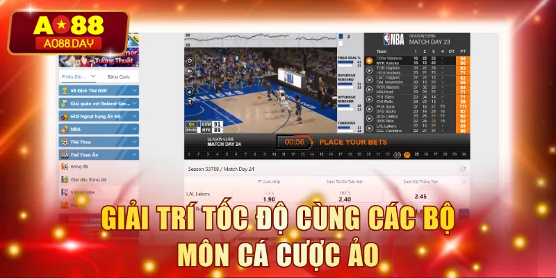 Giải trí tốc độ cùng các bộ môn cá cược ảo