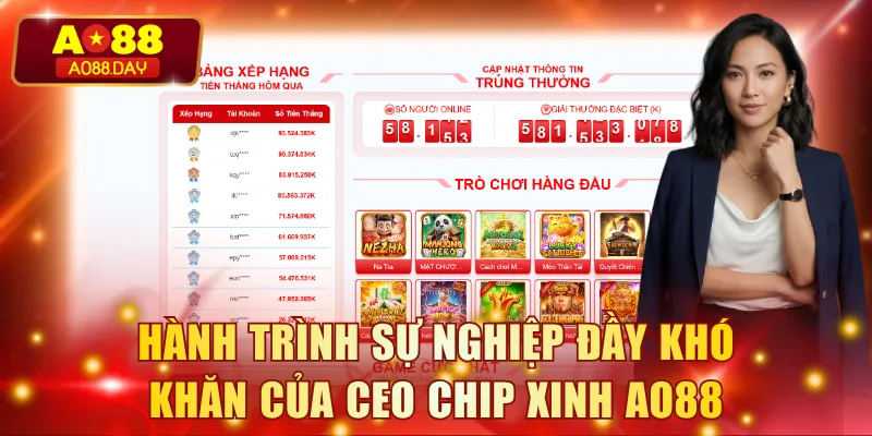 Hành trình sự nghiệp đầy khó khăn của CEO Chip Xinh AO88