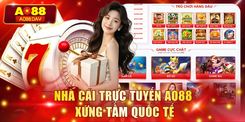 Nhà cái trực tuyến AO88 xứng tầm quốc tế