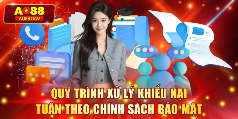 Quy trình xử lý khiếu nại tuân theo chính sách bảo mật