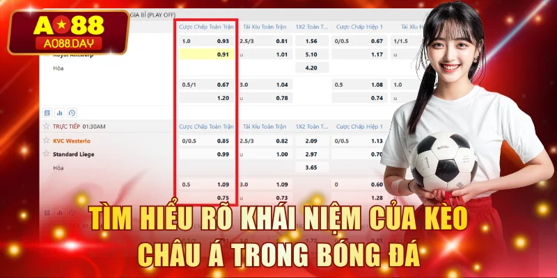 Tìm hiểu rõ khái niệm của kèo Châu Á trong bóng đá
